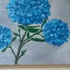 Hydrangea,  Acrylic on canvas 1m-1m