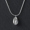 Sterling silver cowrie shell necklace