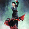Flamenco! Watercolour
