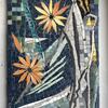 Flower garden, hand made mosaic using g recycled china, glass and ceramic chips