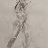 Male Nude   Charcoal and pencil