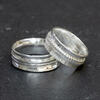 Sterling silver spinner rings