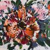 Tropical Garden (70x51cm) Abstract floral, acrylic on canvas