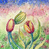 Tulip Whispers - Original Watercolour Painting - Available on Etsy.