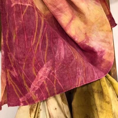 Eco Dyed Cotton Scarves
