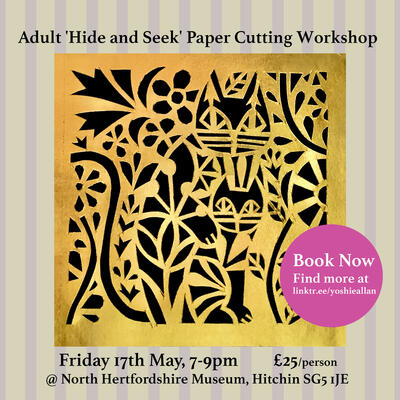 Adult - Hide and Seek - Paper Cutting Workshop - Yoshie Allan
