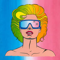 An explosion of colour.  Original acrylic paintings inspired by Pop Art and the 80’s era.
