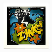 Zoinks, 3d Fused Glass Wall Art