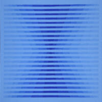 Geometric abstract painting monochrome blue stripes