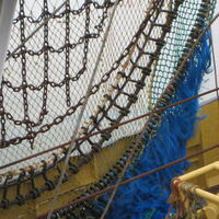 Trawlermen's nets, Newlyn, Cornwall - A4 Framed Photography