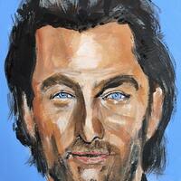 Matthew McConaughey Acrylics A4