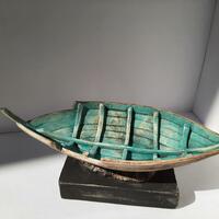 Boat wreck sculpture ceramic Amanda Toms