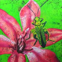 Flower Beetle Batik on Cotton8