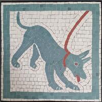 Mosaic - contemporary interpretation of classical dog