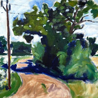 Landscape, oil on canvas, 60x40cm