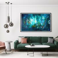 Walk with me- Mixed Media Contemporary Abstract Art