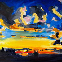Landscape, oil on cavas, 60x40cm