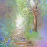Oil on Canvas 'Ancient Path'