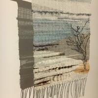 Bespoke made to order woven wall hangings inspired by landscapes