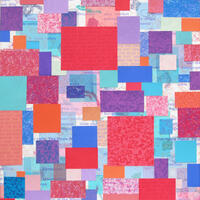 Christine Calow - "Pink City" Printed and collaged paper