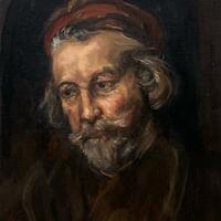 Copy of Rembrandt's 'Old Man as St Paul'