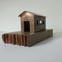 Copper Shed No 7 Recycled copper and wood