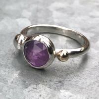 Amethyst and Gold ring