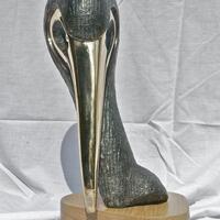 'Pelican 2" (Bronze and Oak)