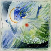 Earth Angel - watercolour by Sue Wookey