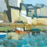 Harbourside - Acrylic on ply board ( NOW SOLD )