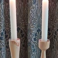 Hazel candlesticks, 17cm x 4cm