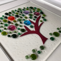 Fused Glass Family Tree - Wall Art