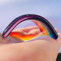 Fused Glass Micro Rainbow