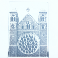 Fused Glass Photography Print - St Albans Cathedral