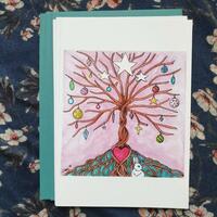 Tree seasonal card, 2016