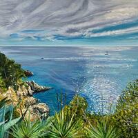 Dubrovnik sea view - acrylics