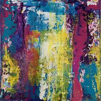 Colour Burst (1), 15 x 15cm, Acrylic on canvas
