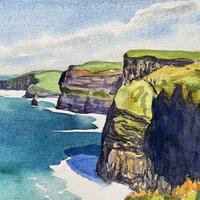 Northern Ireland cliffs