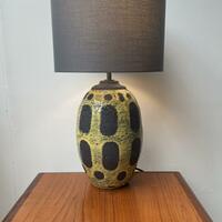 Yellow and Black Table Lamp 