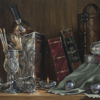 Original Stil-Life in oils by Sabbi Gavrailov Art