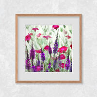 Lychnis and spikes, limited edition print of 50, giclee print