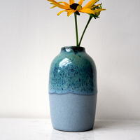 Small Monet blue vase