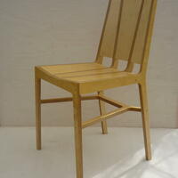 Warped Perspective. Chair, birch ply