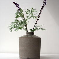 Scandi grey vase