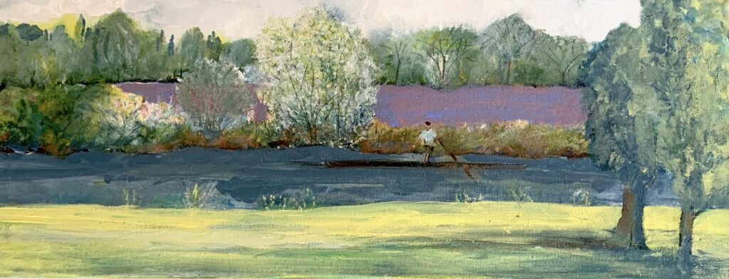 Punt on the River Cherwell, Oxford