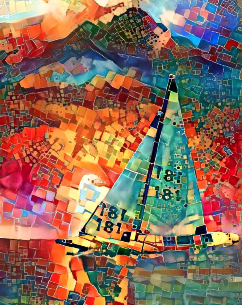 Sailing on Bury Lake, Rickmansworth