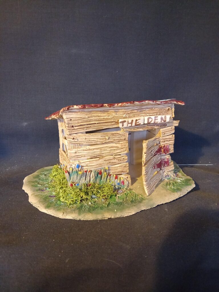 Miniature commissioned allotment shed.copy