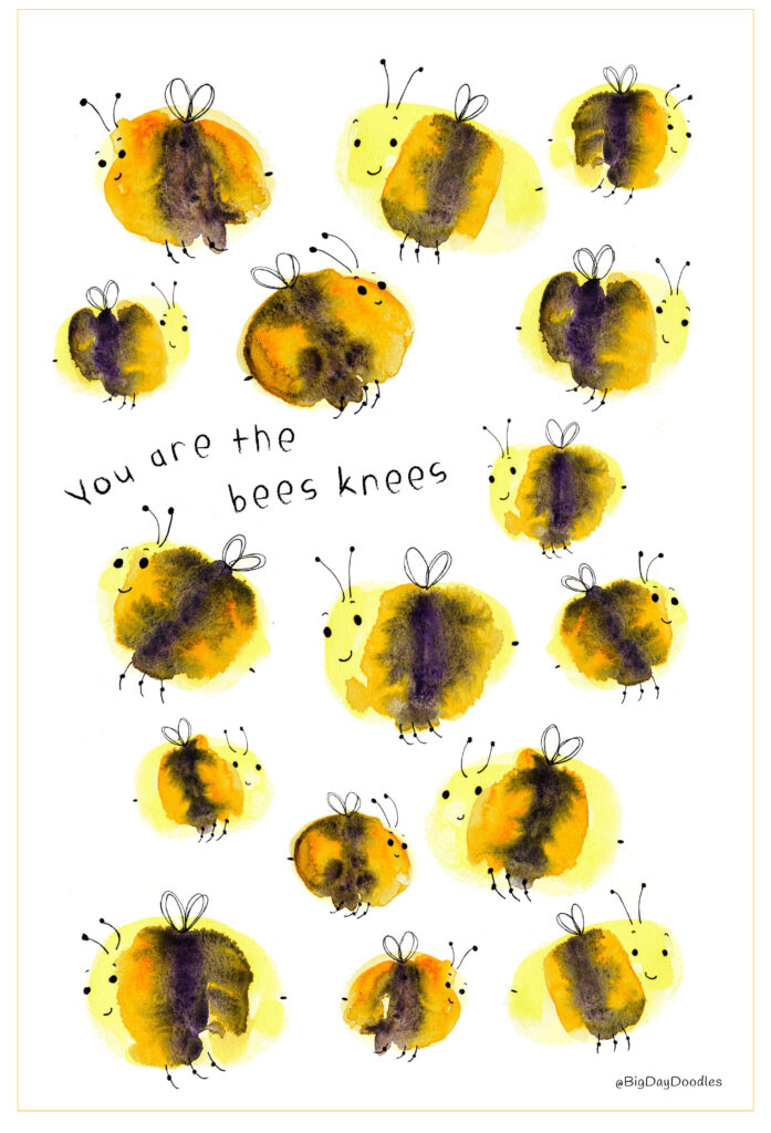 You are the Bees Knees illustration