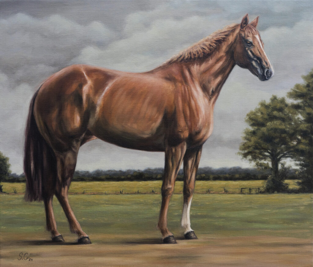 Commission Portrait in Oils, 2024