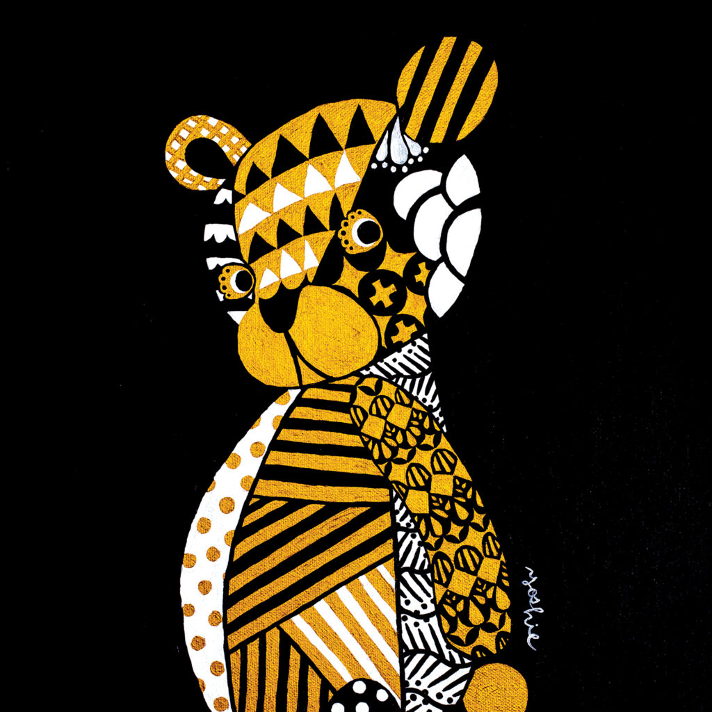 Image of I Know Everything, painting by visual artist Yoshie Allan